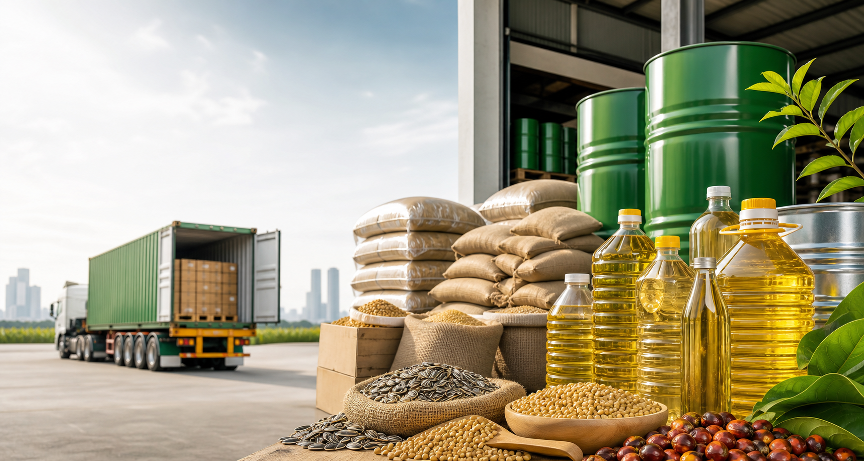 Agro commodities and edible oil logistics